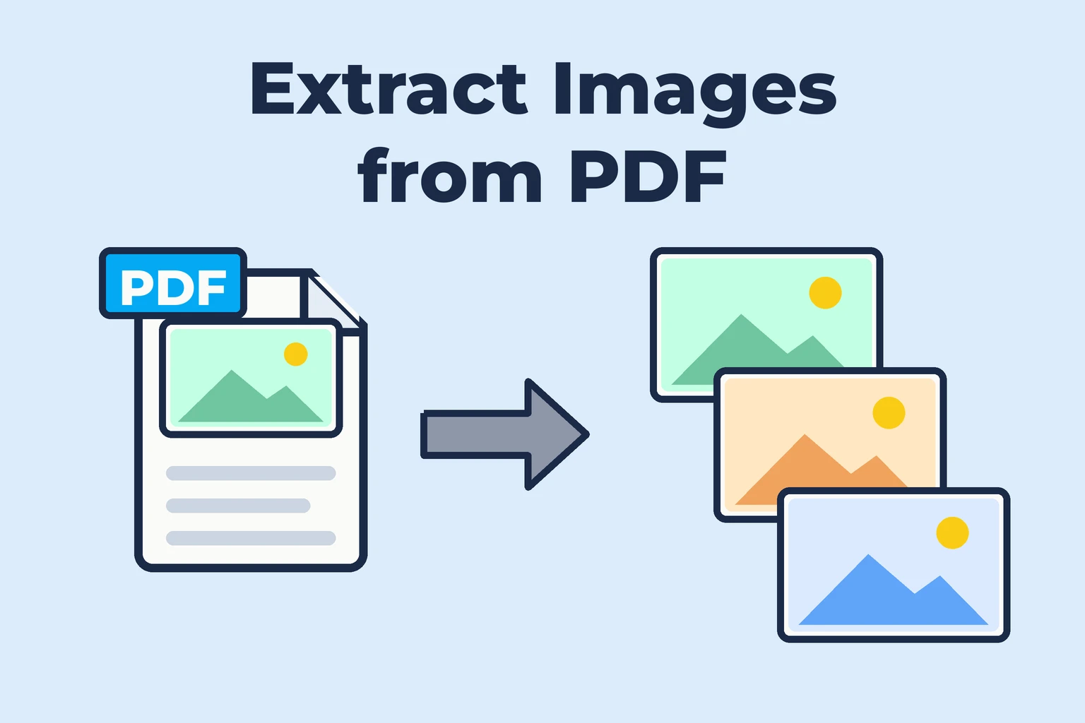 How to extract images from a PDF